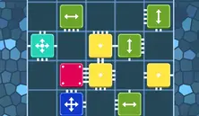 rotating the squares in connected