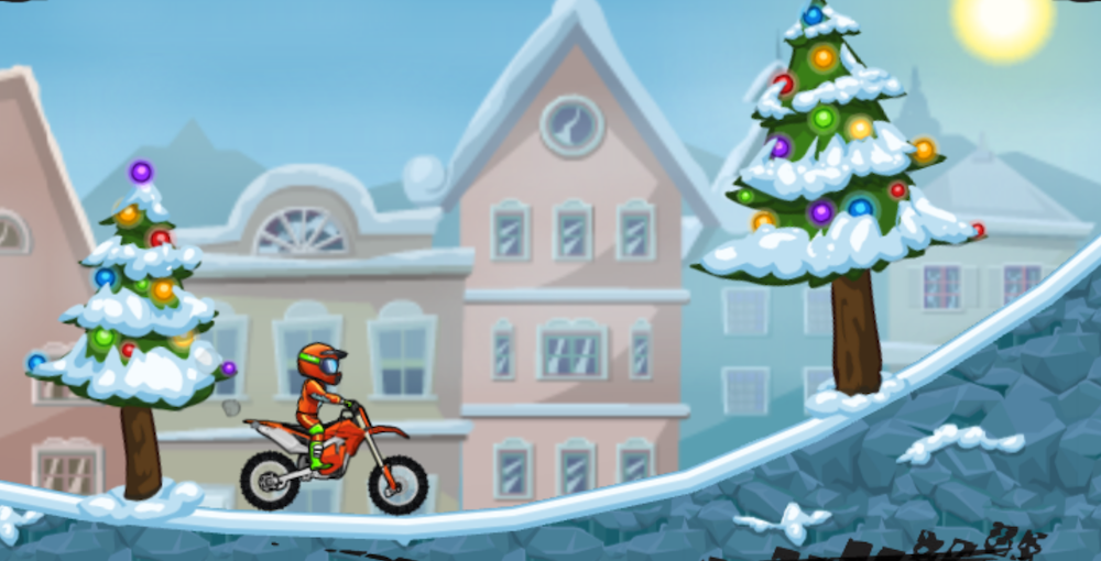 Moto X3M Winter - Play it Online at Coolmath Games