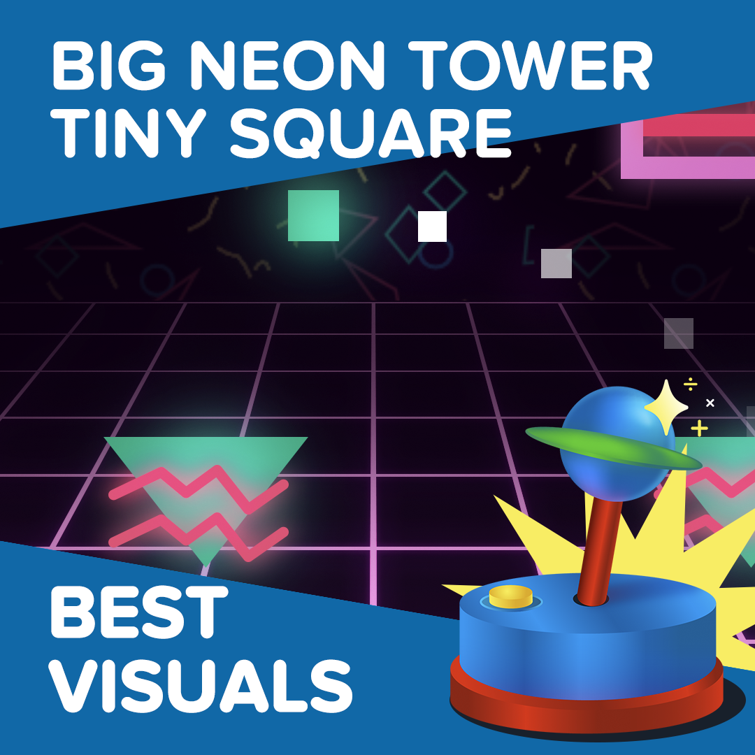 Big Neon Tower Tiny Square Walkthrough Part 1 Cool math Games 