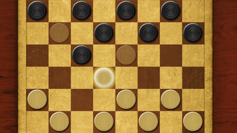 Comment puis-je me déplacer dans le jeu Checkers