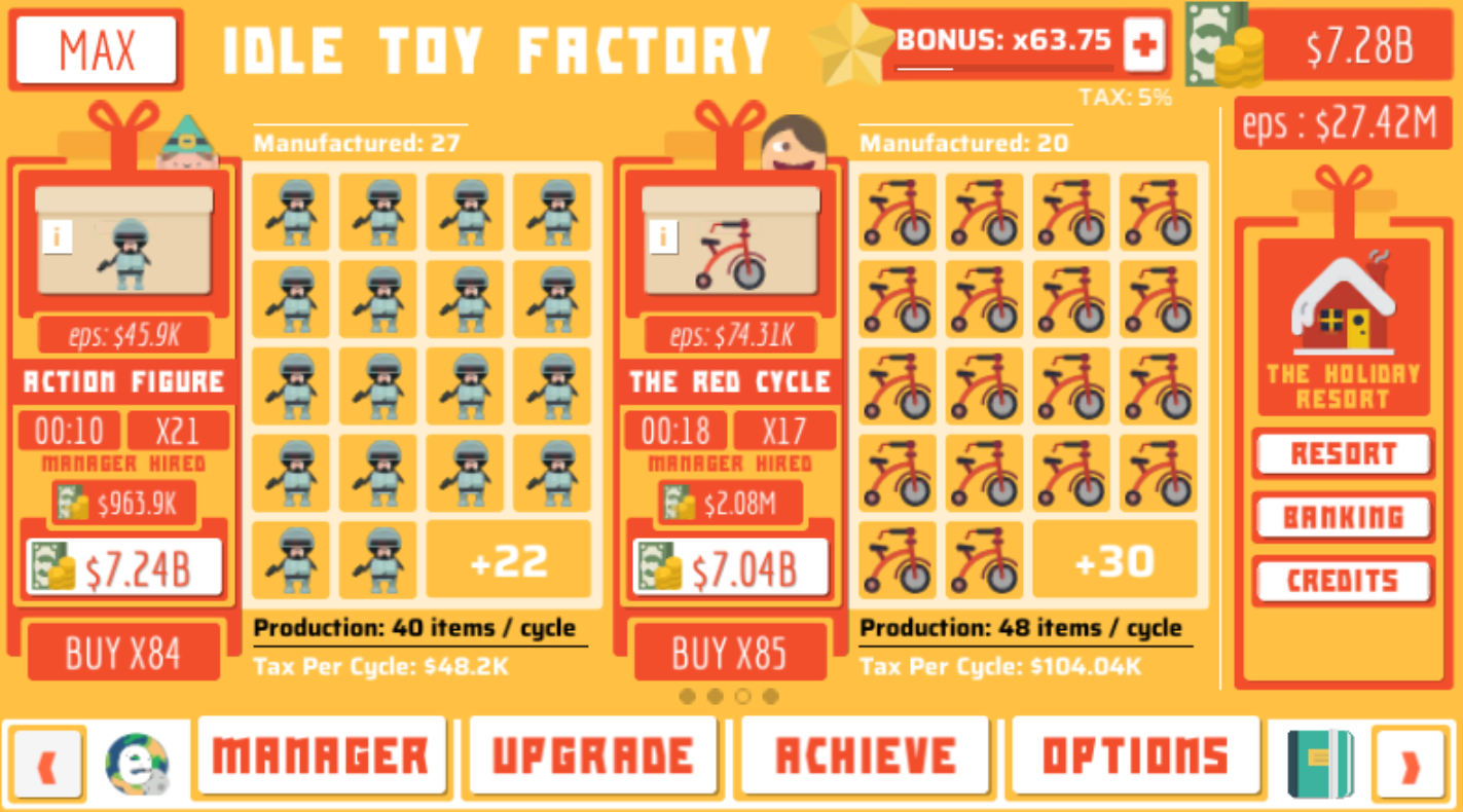 Idle Toy Factories Silicon Valley Game