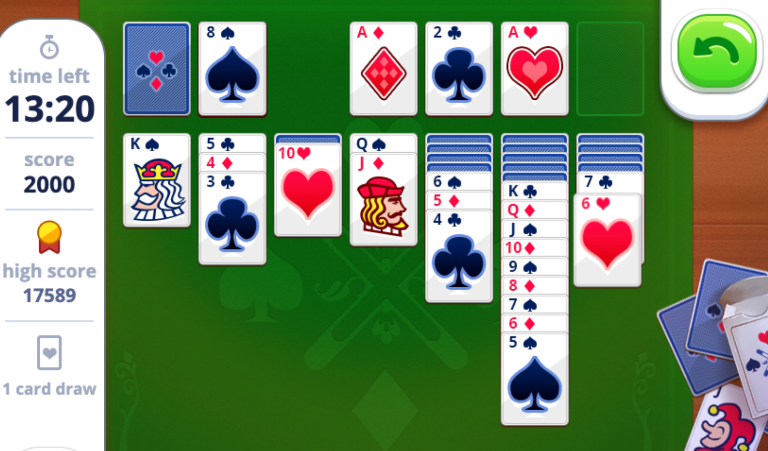 Trò chơi giảm căng thẳng Solitaire