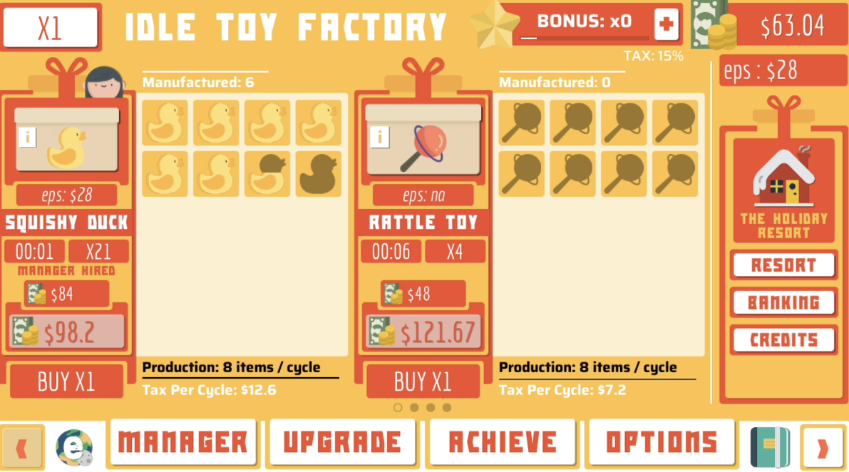 Idle Toy Factories Gameplay