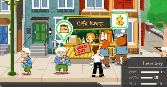 coffee shop gameplay