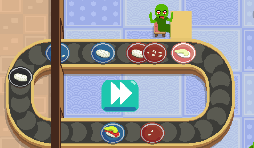 Giant Sushi Party - Play it now at Coolmath Games