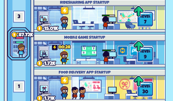 Idle Startup Tycoon Gameplay