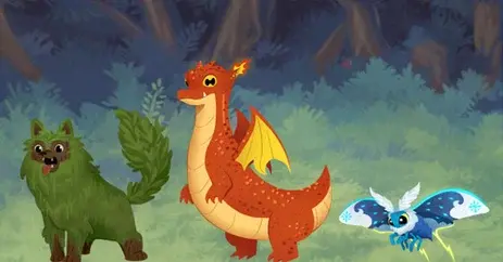 A Strange Creature Joined My Party