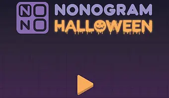 Nonogram Halloween: Fill the grid to reveal a spooky image!
