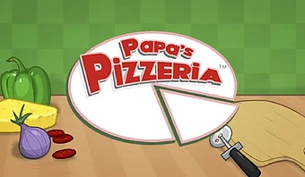 Papa's Pizzeria: Manage your time and make pizzas.