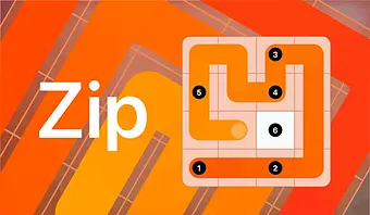 Zip by LinkedIn: Verbinde die Punkte und fülle das Raster aus!