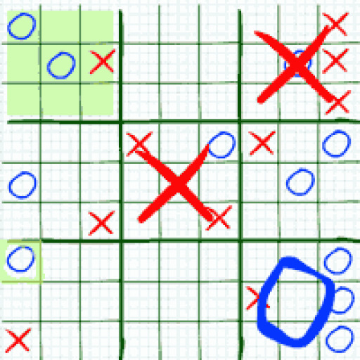 general topology - Is there a winning strategy for this tic-tac-toe? -  Mathematics Stack Exchange