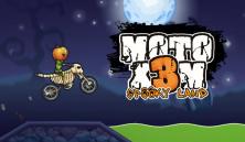 Moto X3M 6: Spooky Land Full Gameplay Walkthrough 