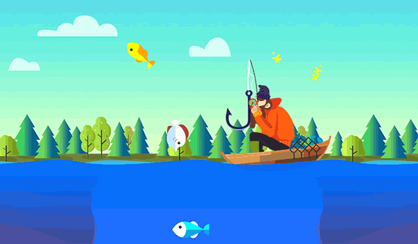 Play Tiny Fishing - Reel in a legendary fish | Coolmath Games